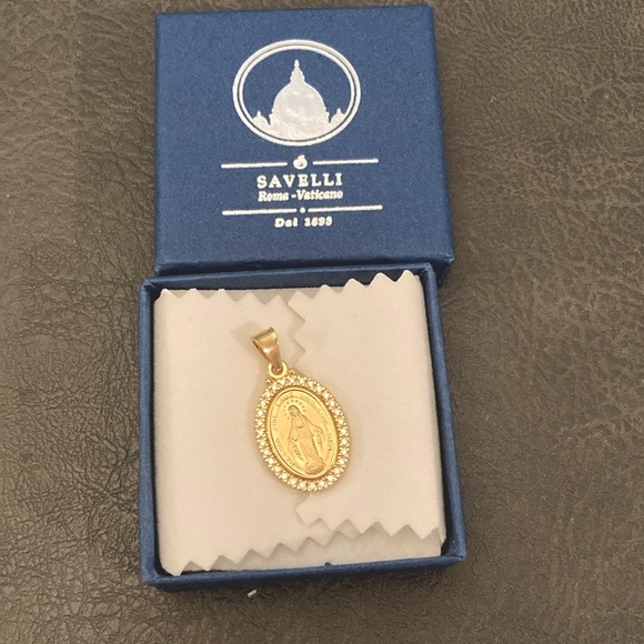 Gold plated pendent made in Italy - brand new - Picture 4 of 4